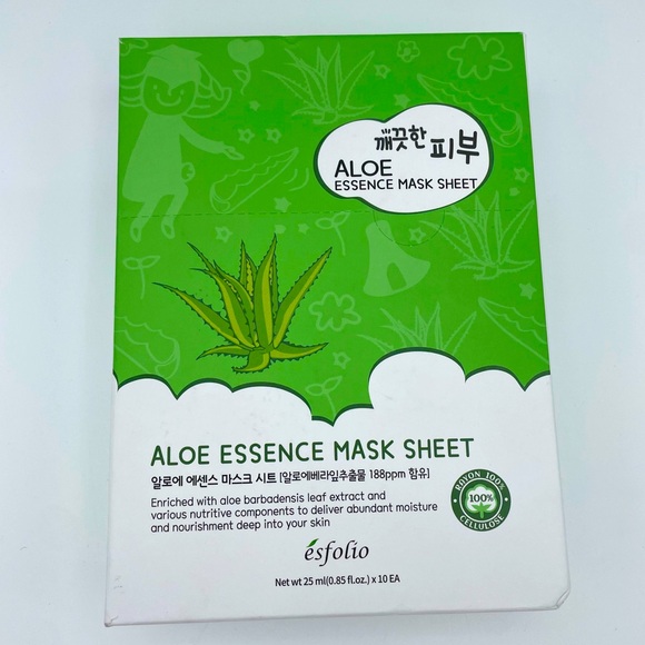 Esfolio 10 Pack of Aloe Essence Facial Masks - Picture 3 of 4